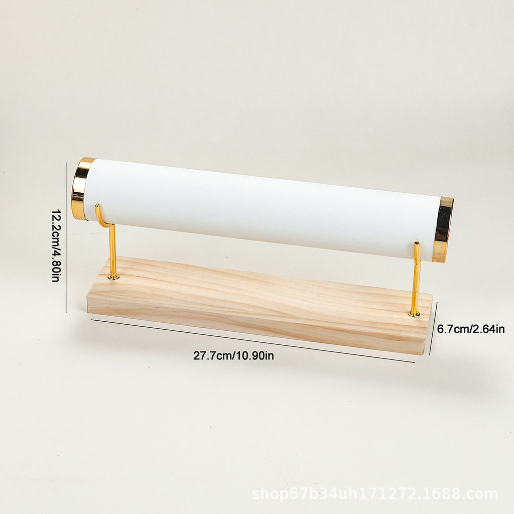 Soporte de Madera Maciza para Joyas, Relojes y Pulseras