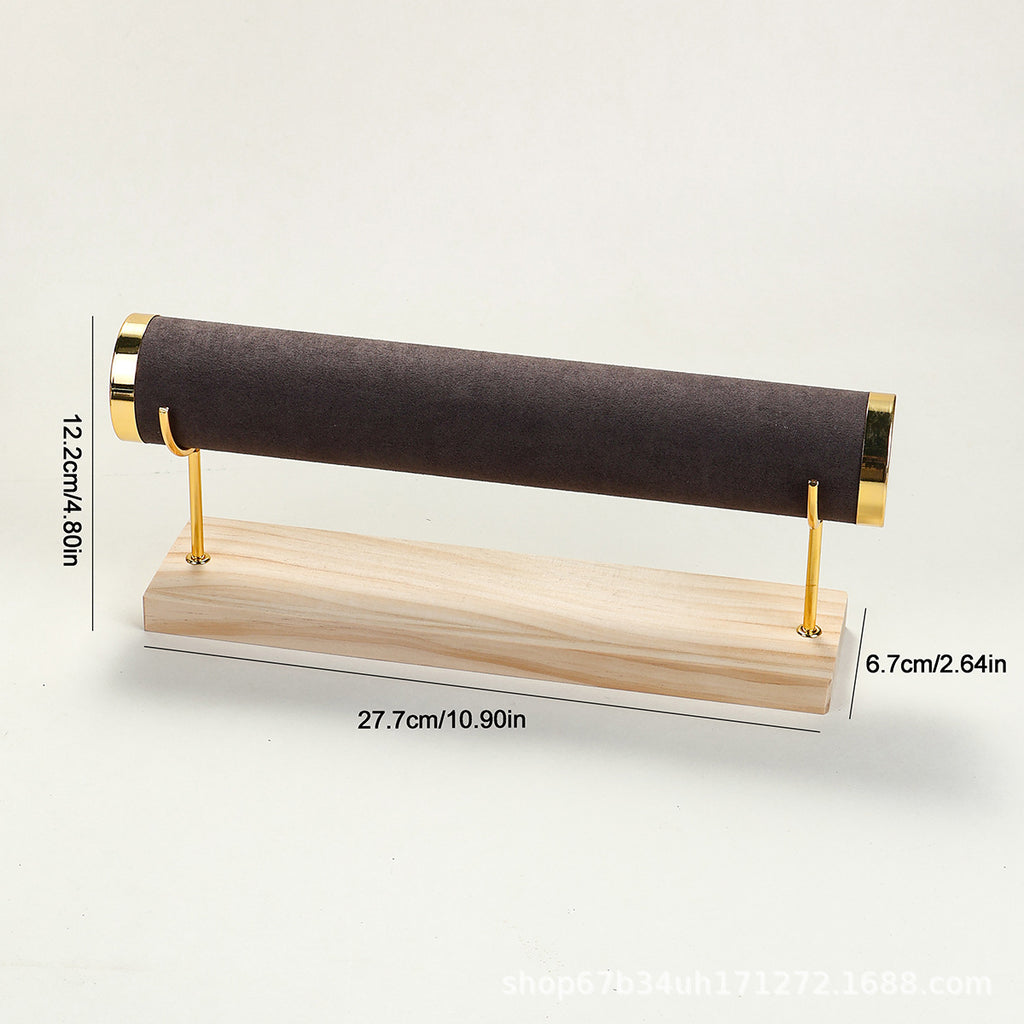 Soporte de Madera Maciza para Joyas, Relojes y Pulseras