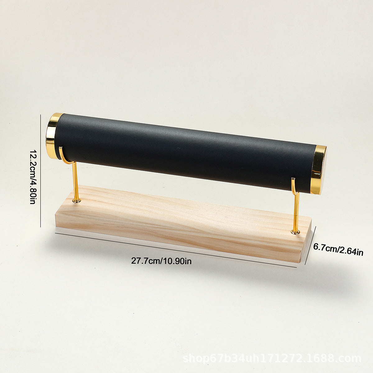 Soporte de Madera Maciza para Joyas, Relojes y Pulseras