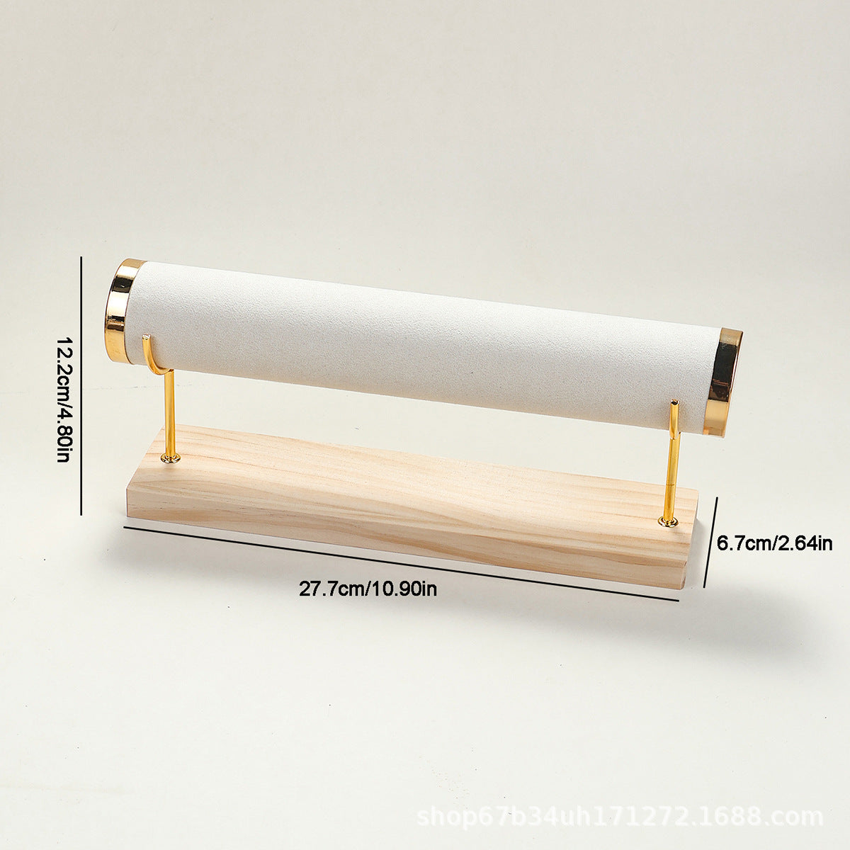 Soporte de Madera Maciza para Joyas, Relojes y Pulseras